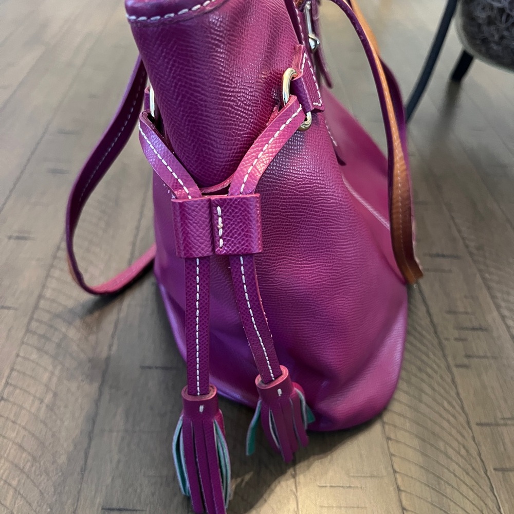 Dooney & Bourke Vibrant Magenta Tote - Picture 15 of 16